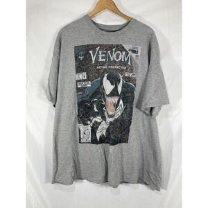 Vintage Venom Lethal Protector Comic Cover Men's T-Shirt Black Size XL